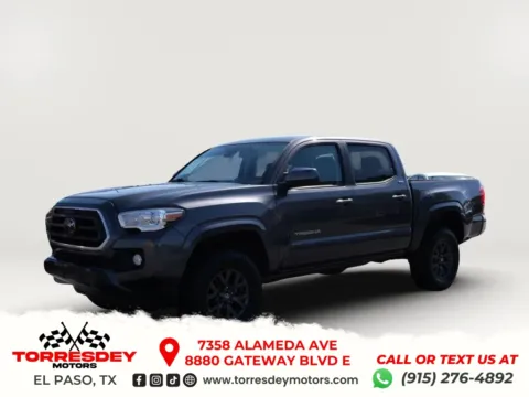 Gray 2023 Toyota Tacoma Double Cab SR5 Pickup 4D 5 ft for sale in El Paso, TX