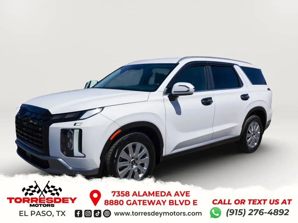 White 2025 Hyundai Palisade SEL Sport Utility 4D for sale in El Paso, TX