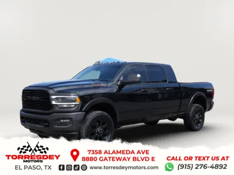 Black 2021 Ram 2500 Mega Cab Laramie Pickup 4D 6 1/3 ft for sale in El Paso, TX