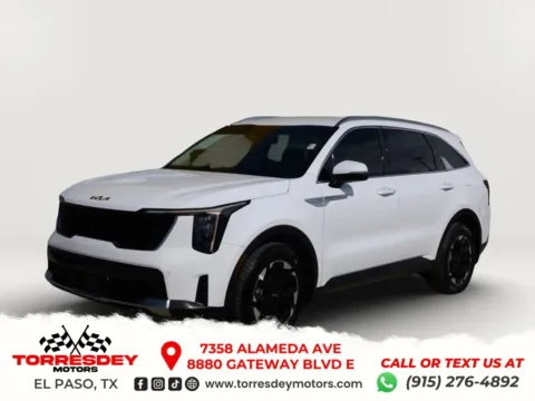 White 2024 Kia Sorento S Sport Utility 4D for sale in El Paso, TX