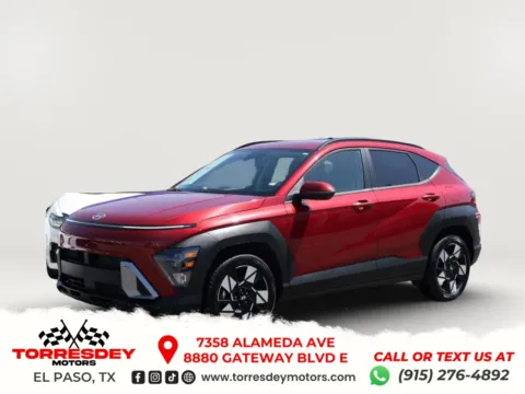 Red 2025 Hyundai Kona SEL Sport Utility 4D for sale in El Paso, TX
