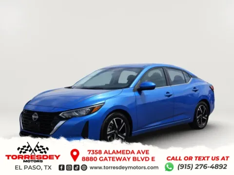 Blue 2024 Nissan Sentra SV Sedan 4D for sale in El Paso, TX