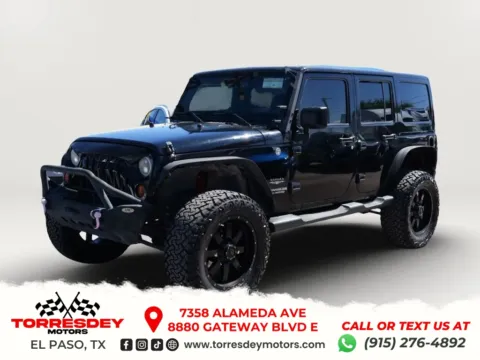2013 Jeep Wrangler Unlimited Sahara Sport Utility 4D for sale in El Paso, TX