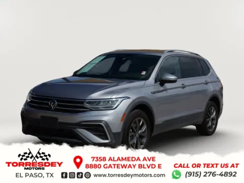 Gray 2022 Volkswagen Tiguan SE 4MOTION Sport Utility 4D for sale in El Paso, TX