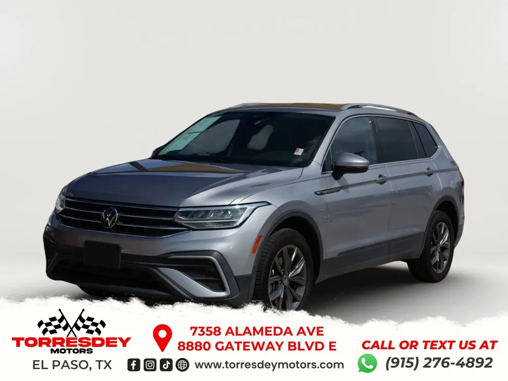 Gray 2022 Volkswagen Tiguan SE 4MOTION Sport Utility 4D for sale in El Paso, TX