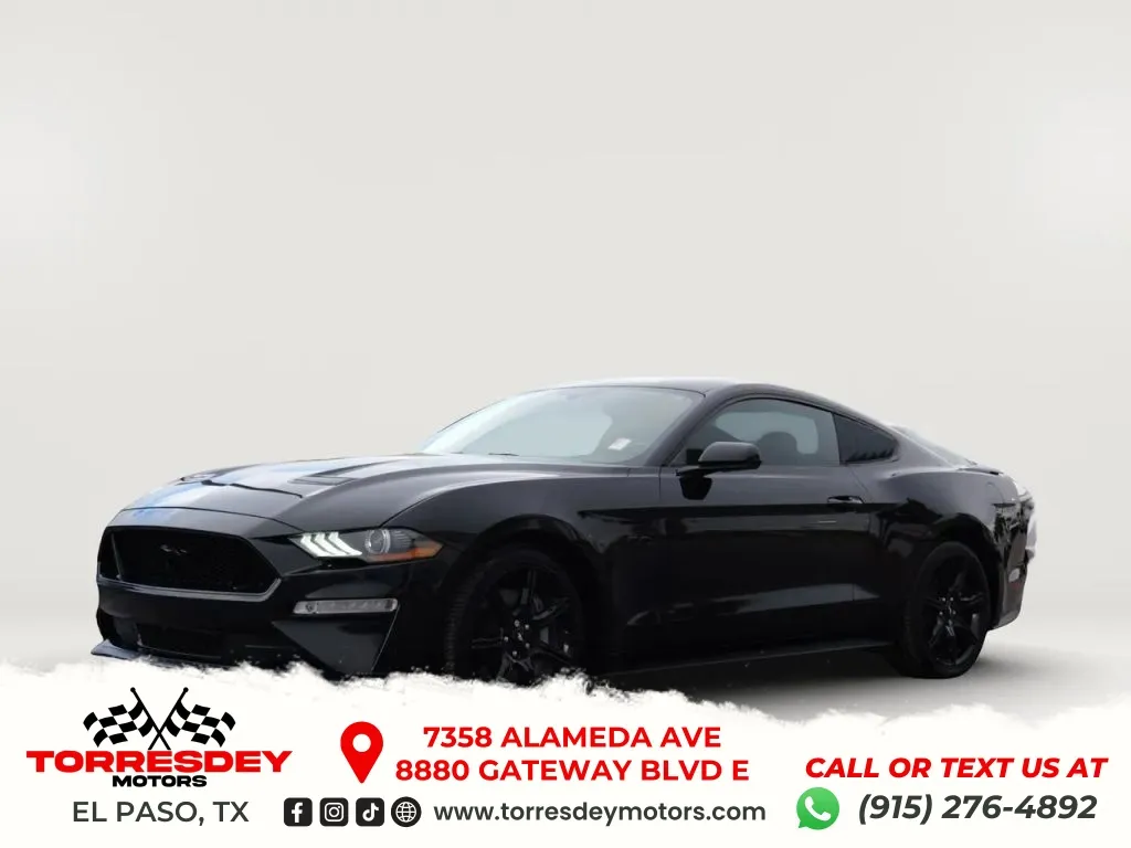 Black 2019 Ford Mustang GT Coupe 2D for sale in El Paso, TX