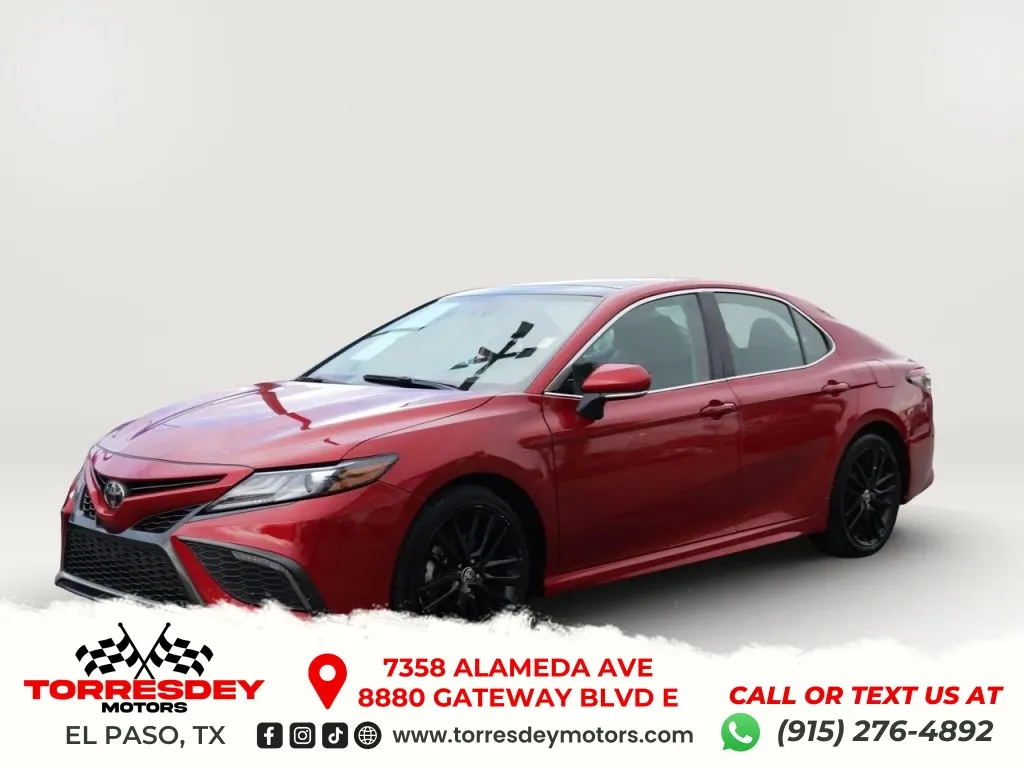 Red 2024 Toyota Camry XSE Sedan 4D for sale in El Paso, TX