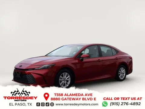 Red 2025 Toyota Camry LE Sedan 4D for sale in El Paso, TX