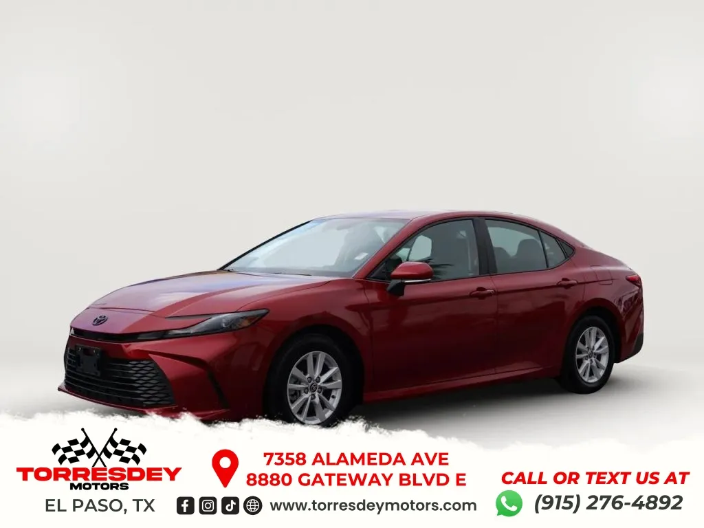Red 2025 Toyota Camry LE Sedan 4D for sale in El Paso, TX