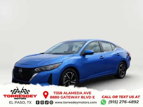 Blue 2024 Nissan Sentra SV Sedan 4D for sale in El Paso, TX
