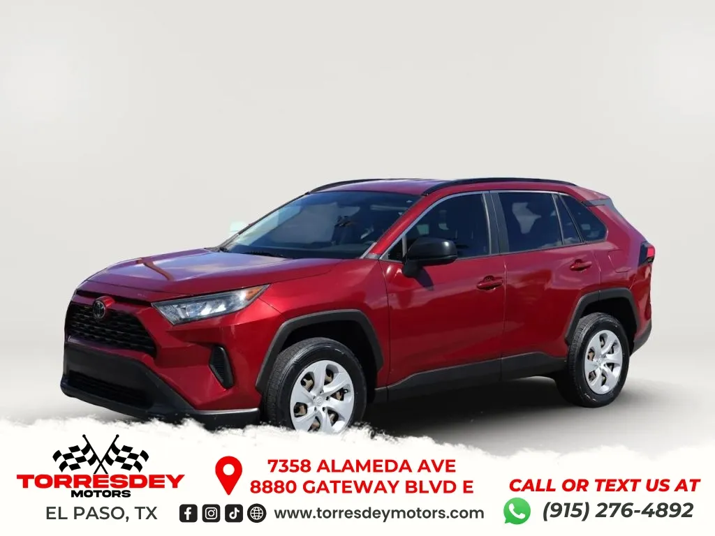 Red 2019 Toyota RAV4 LE Sport Utility 4D for sale in El Paso, TX