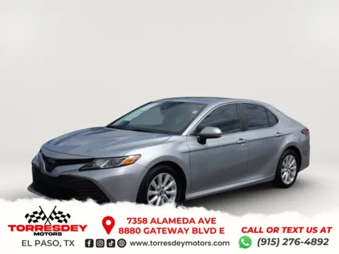 Silver 2019 Toyota Camry LE Sedan 4D for sale in El Paso, TX