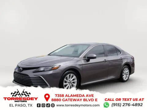 Gray 2022 Toyota Camry LE Sedan 4D for sale in El Paso, TX
