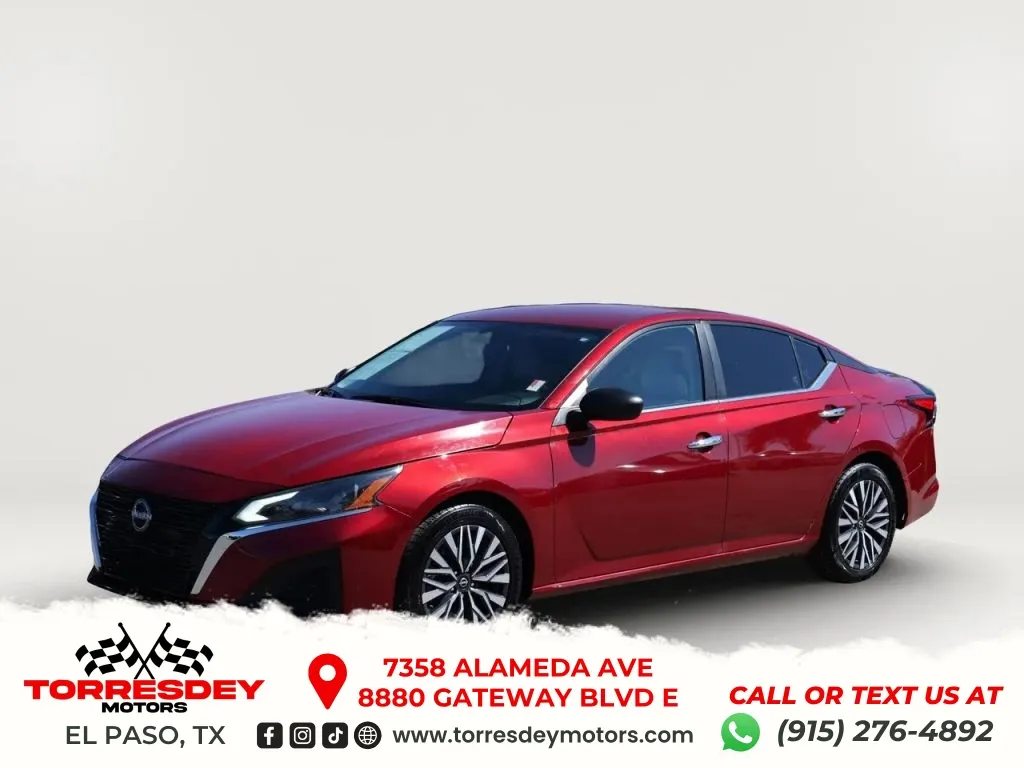 Red 2025 Nissan Altima 2.5 SV Sedan 4D for sale in El Paso, TX