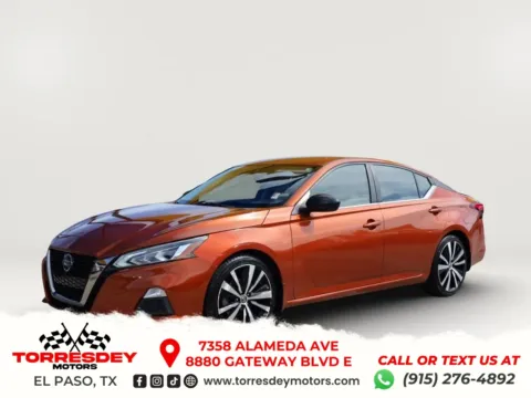 Orange 2020 Nissan Altima 2.5 SR Sedan 4D for sale in El Paso, TX