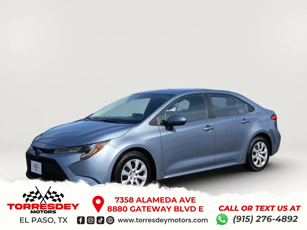 Gray 2021 Toyota Corolla LE Sedan 4D for sale in El Paso, TX