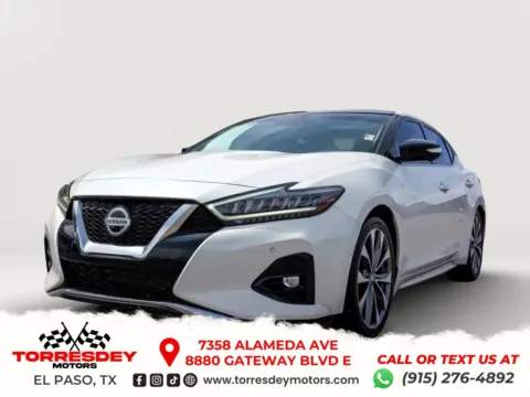 White 2022 Nissan Maxima Platinum Sedan 4D for sale in El Paso, TX