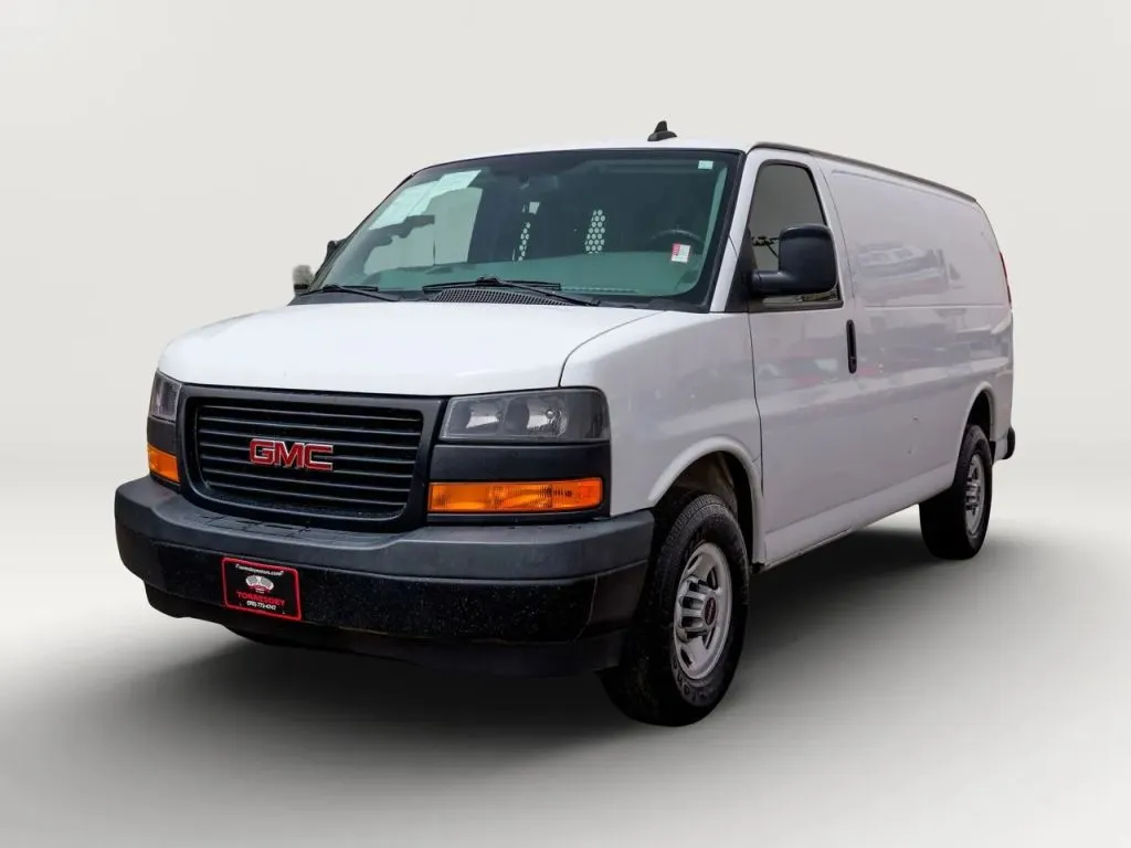 White 2021 GMC Savana 2500 Cargo Regular Van 3D for sale in El Paso, TX