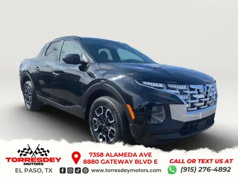 Black 2023 Hyundai Santa Cruz SEL Premium Pickup 4D 4 ft for sale in El Paso, TX
