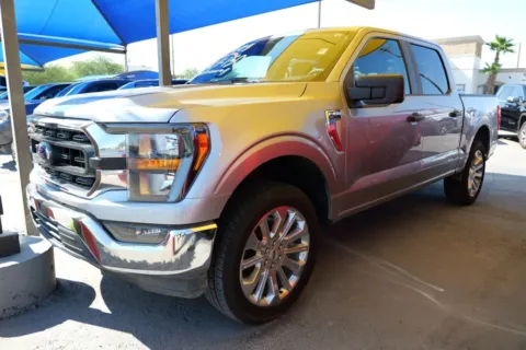 Silver 2023 Ford F-150 SuperCrew Cab XLT Pickup 4D 5 1/2 ft for sale in El Paso, TX