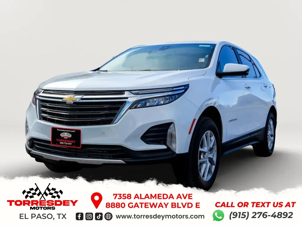 White 2024 Chevrolet Equinox LT Sport Utility 4D for sale in El Paso, TX