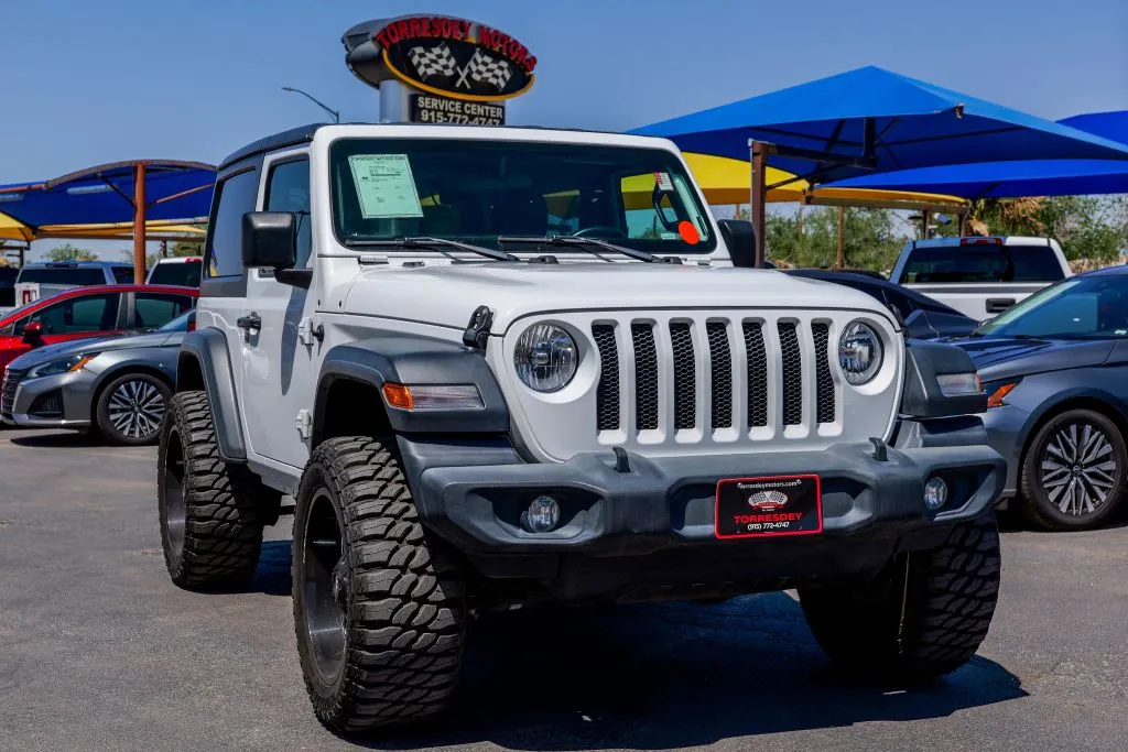 White 2020 Jeep Wrangler Sport S Sport Utility 2D for sale in El Paso, TX