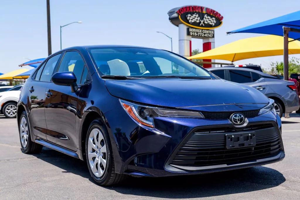 Blue 2023 Toyota Corolla LE Sedan 4D for sale in El Paso, TX