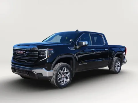 Black 2025 GMC Sierra 1500 Crew Cab SLT Pickup 4D 5 3/4 ft for sale in El Paso, TX