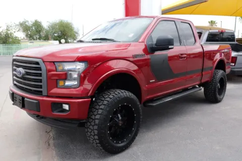 Red 2017 Ford F-150 Super Cab XLT Pickup 4D 6 1/2 ft for sale in El Paso, TX