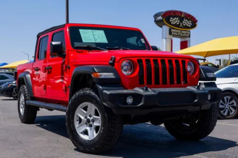 Red 2020 Jeep Gladiator Sport S Pickup 4D 5 ft for sale in El Paso, TX