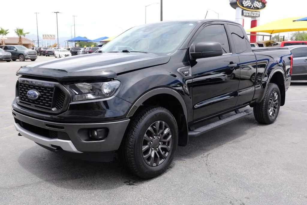 Black 2020 Ford Ranger SuperCab XLT Pickup 2D 6 ft for sale in El Paso, TX