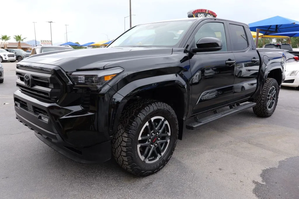 Black 2024 Toyota Tacoma Double Cab SR5 Pickup 4D 5 ft for sale in El Paso, TX