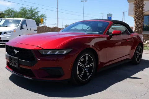 Red 2024 Ford Mustang EcoBoost Premium Convertible 2D for sale in El Paso, TX