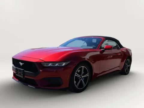 Red 2024 Ford Mustang EcoBoost Premium Convertible 2D for sale in El Paso, TX