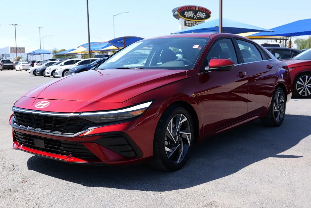 Red 2024 Hyundai Elantra Limited Sedan 4D for sale in El Paso, TX
