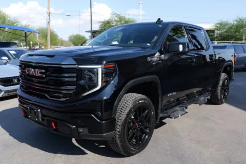Black 2023 GMC Sierra 1500 Crew Cab AT4 Pickup 4D 5 3/4 ft for sale in El Paso, TX