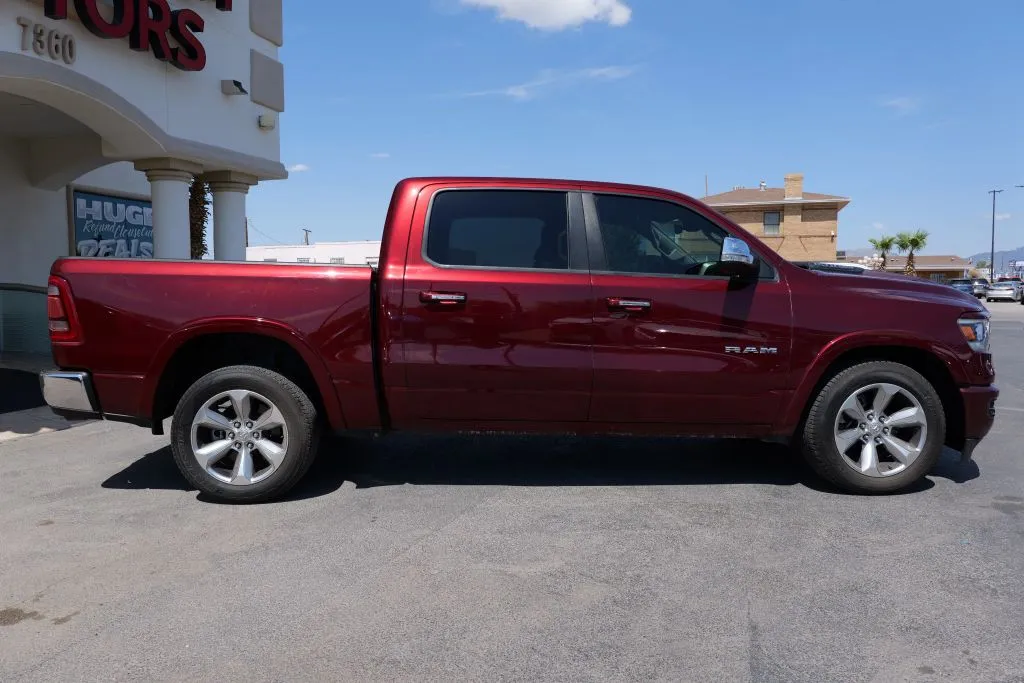 Red 2021 Ram 1500 Crew Cab Laramie Pickup 4D 5 1/2 ft for sale in El Paso, TX