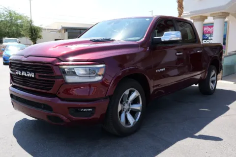 Red 2021 Ram 1500 Crew Cab Laramie Pickup 4D 5 1/2 ft for sale in El Paso, TX