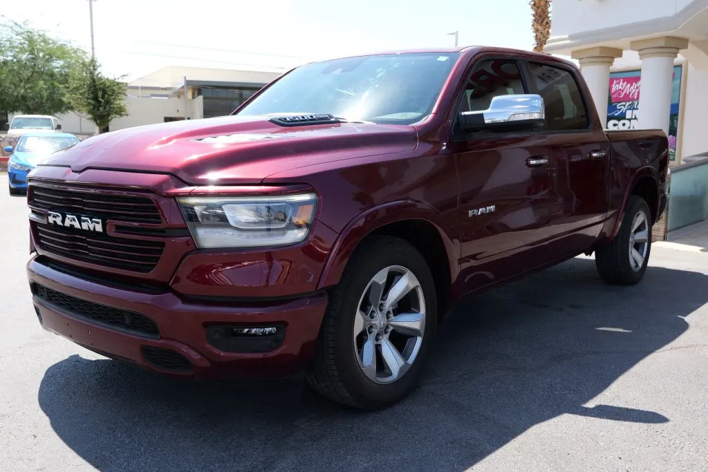 Red 2021 Ram 1500 Crew Cab Laramie Pickup 4D 5 1/2 ft for sale in El Paso, TX