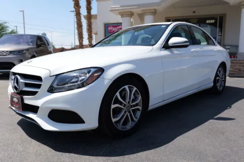 White 2018 Mercedes-Benz C-Class C 300 Sedan 4D for sale in El Paso, TX