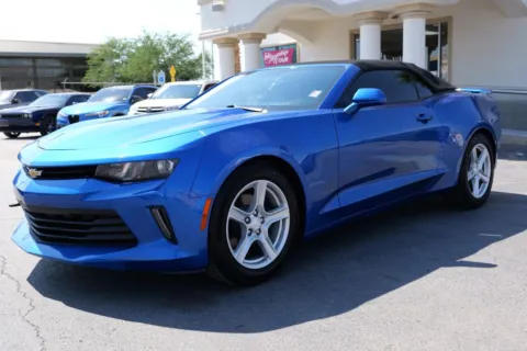 Blue 2017 Chevrolet Camaro LT Convertible 2D for sale in El Paso, TX