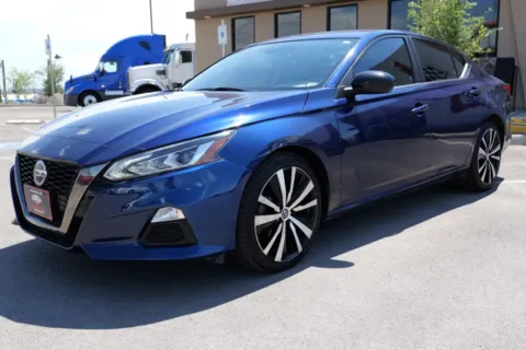 Blue 2021 Nissan Altima 2.5 SR Sedan 4D for sale in El Paso, TX