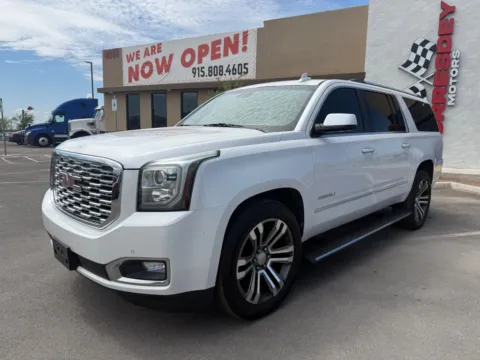 White 2018 GMC Yukon XL Denali Sport Utility 4D for sale in El Paso, TX