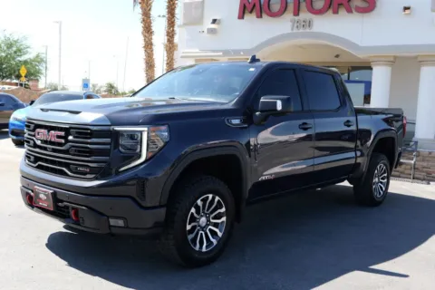 Gray 2022 GMC Sierra 1500 Crew Cab AT4 Pickup 4D 5 3/4 ft for sale in El Paso, TX