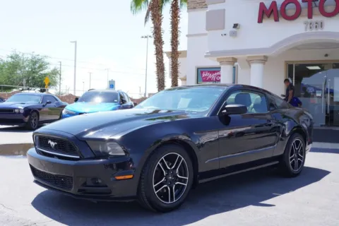 Black 2014 Ford Mustang V6 Coupe 2D for sale in El Paso, TX