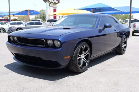 Blue 2014 Dodge Challenger SXT Coupe 2D for sale in El Paso, TX