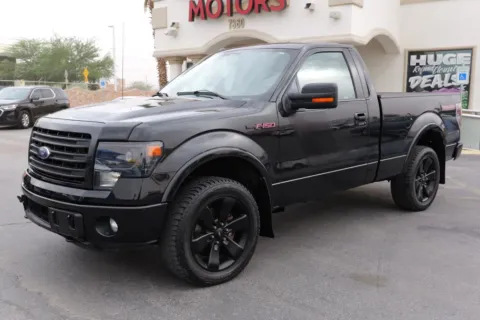 Black 2014 Ford F-150 Regular Cab FX4 Pickup 2D 6 1/2 ft for sale in El Paso, TX