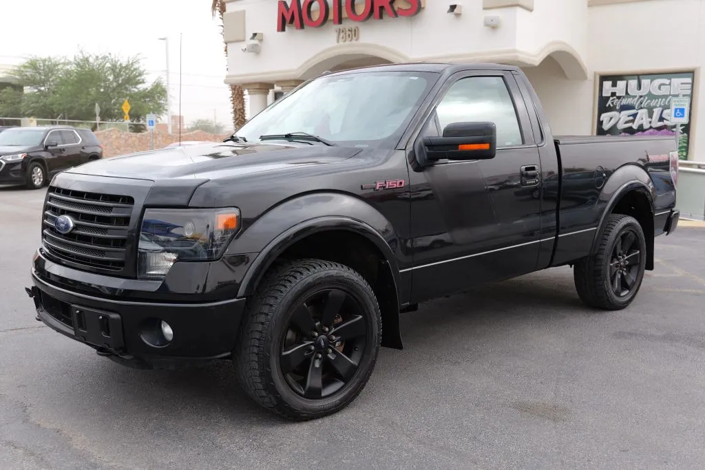 Black 2014 Ford F-150 Regular Cab FX4 Pickup 2D 6 1/2 ft for sale in El Paso, TX
