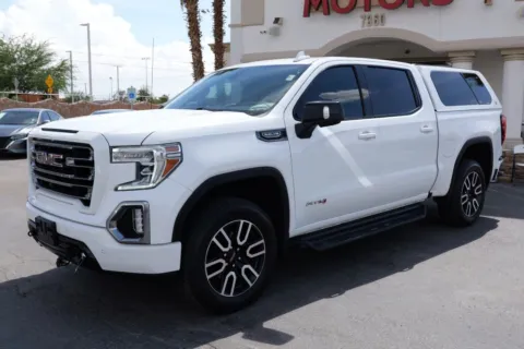 White 2021 GMC Sierra 1500 Crew Cab AT4 Pickup 4D 5 3/4 ft for sale in El Paso, TX