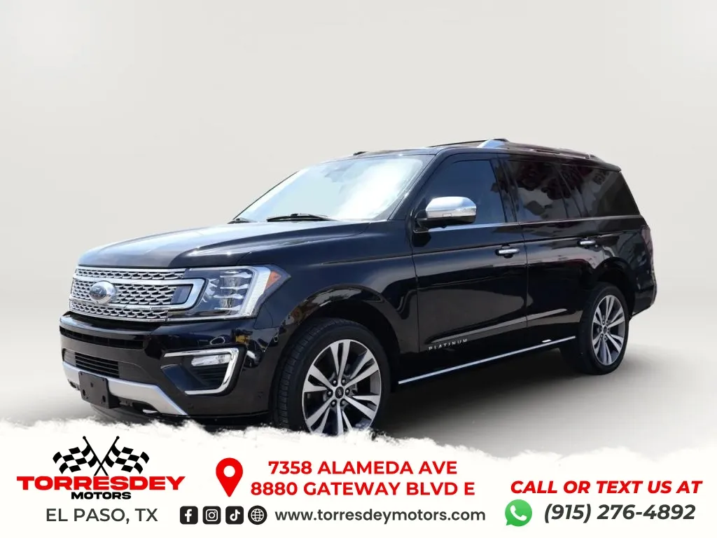 Black 2020 Ford Expedition Platinum Sport Utility 4D for sale in El Paso, TX